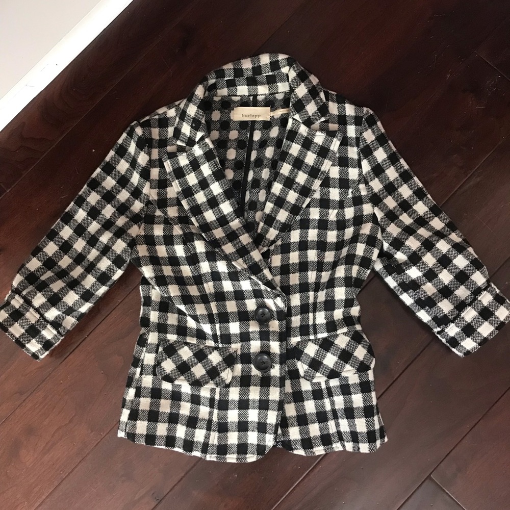 Checkered Blazer
